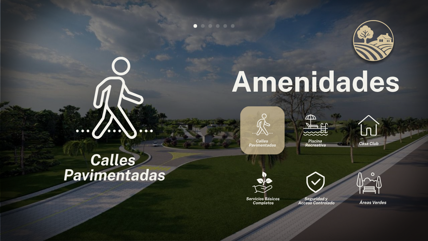 Lote Residencial en la Costa del Sol, El Salvador. Calles Pavimentadas. Lote Residencial en la Costa del Sol, El Salvador