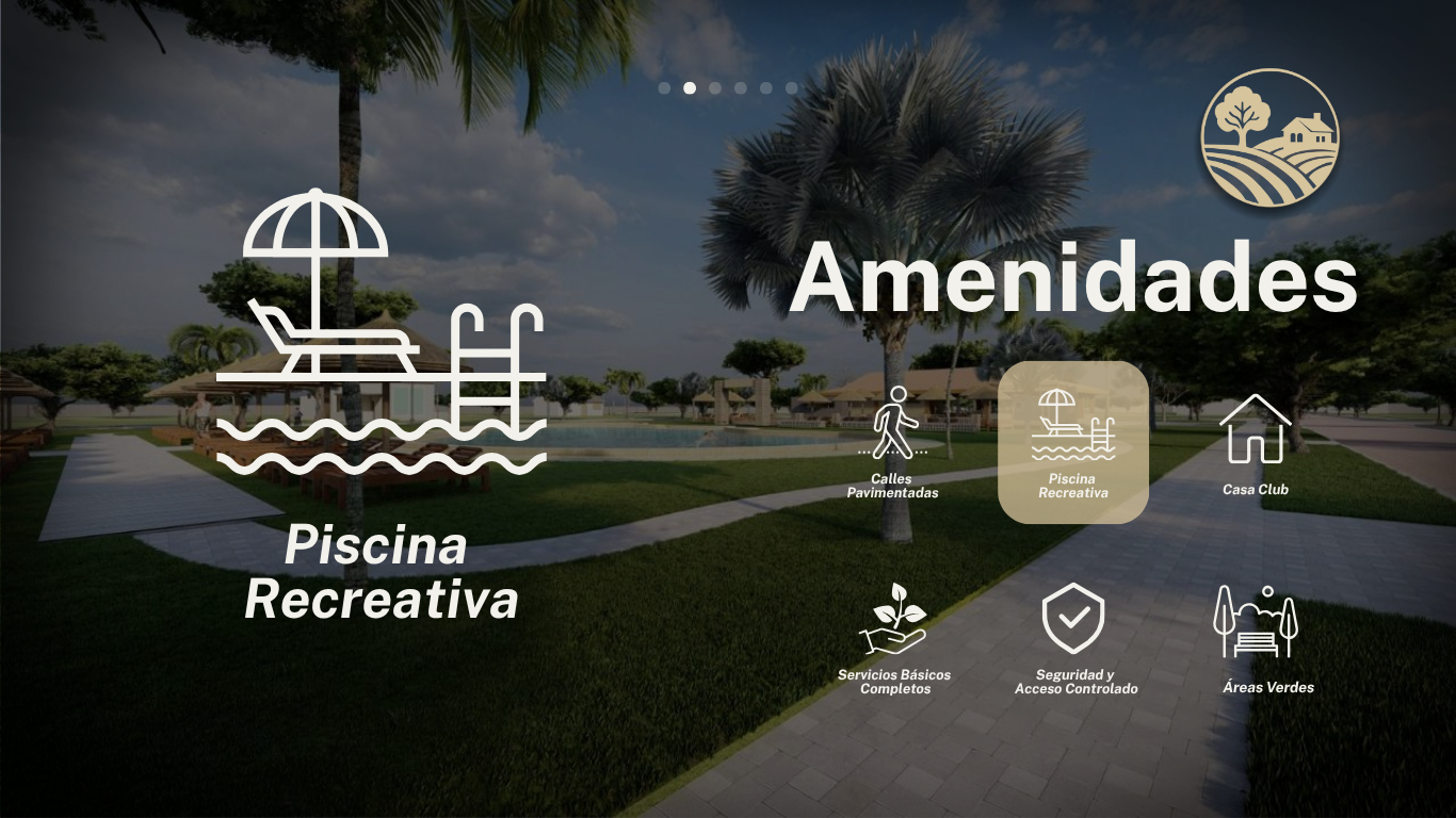 Lote Residencial en la Costa del Sol, El Salvador. Piscina Recreativa Lote Residencial en la Costa del Sol, El Salvador.