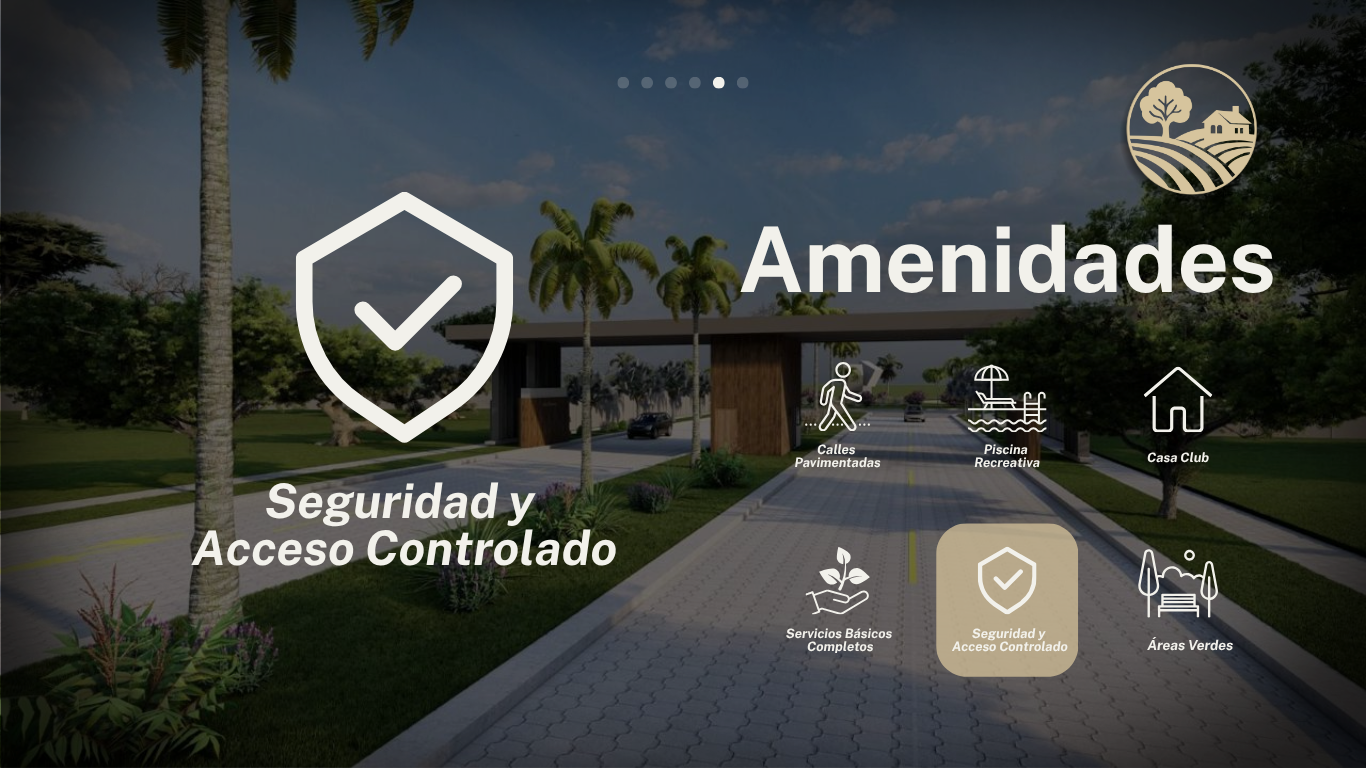 Lote Residencial en la Costa del Sol, El Salvador. Seguridad y acceso controlado 24/7 Lote Residencial en la Costa del Sol, El Salvador.